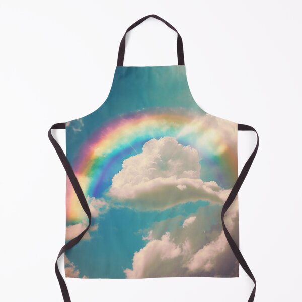 Item preview, Colorful Rainbow in a Blue Sky with Puffy Whilte Clouds as a Symbol of Hope and Fortune designed and sold by Dragonstrom.