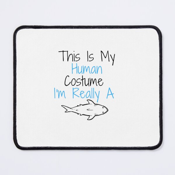 Item preview, this is my human costume i'm really a shark stickers designed and sold by Stickers  Designer.