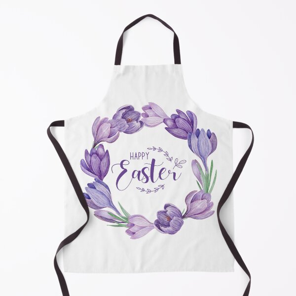 Item preview, Happy Easter Purple Crocus Flower Wreath  designed and sold by silviaol.