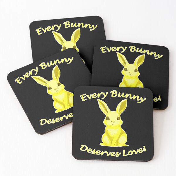 Item preview, Every Bunny Deserves Love - Yellow designed and sold by LthrDaddyBear.