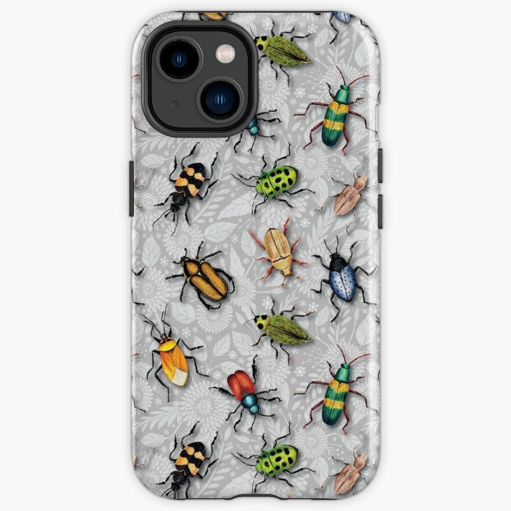 A Bunch of Beetles Colorful Insect Pattern