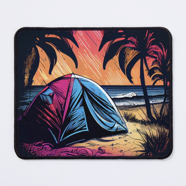 Item preview, Colorful Beach Tent Design - Tropical Vibes designed and sold by DafGole.