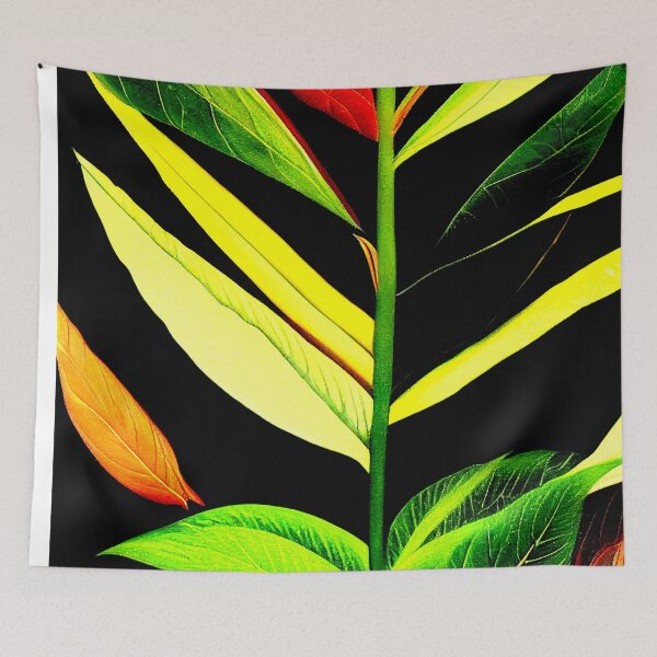 Aperçu de l'œuvre Feuilles tropicales chaudes #2 créée et vendue par MrLacarte.