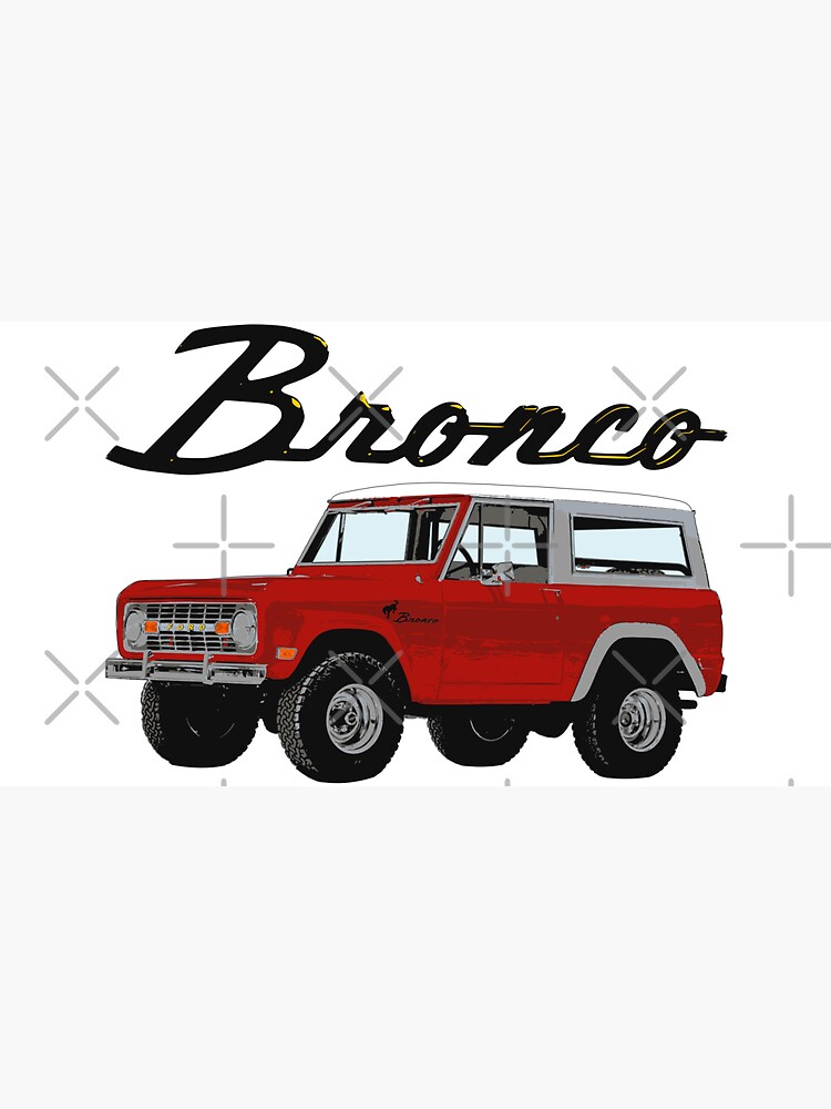 Vintage Ford Bronco T-Shirt OG Car Truck SUV Off Road