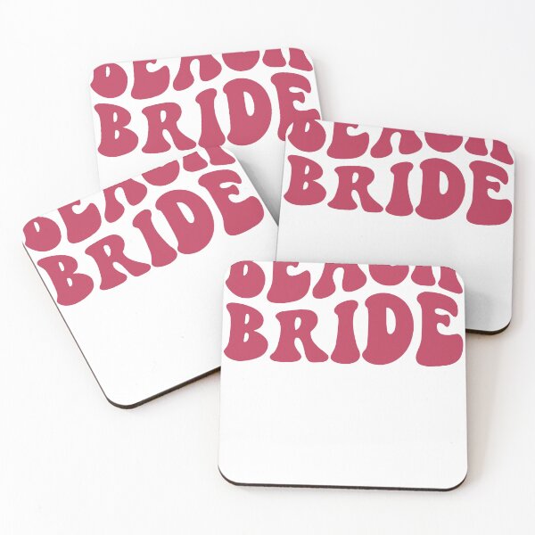 Item preview, Magenta Pink Beach Bride Tropical Beach Retro Bachelorette Party Favor and Gifts designed and sold by mysticblvd.