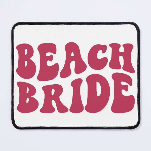 Item preview, Magenta Pink Beach Bride Tropical Beach Retro Bachelorette Party Favor and Gifts designed and sold by mysticblvd.