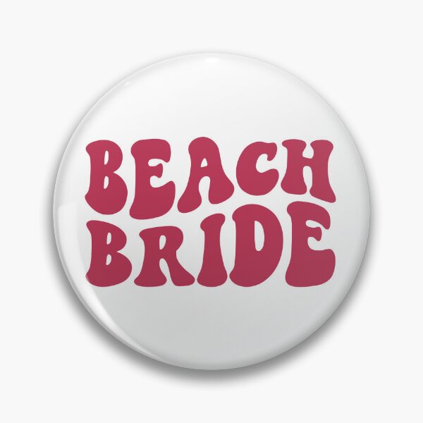 Item preview, Magenta Pink Beach Bride Tropical Beach Retro Bachelorette Party Favor and Gifts designed and sold by mysticblvd.