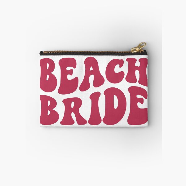 Item preview, Magenta Pink Beach Bride Tropical Beach Retro Bachelorette Party Favor and Gifts designed and sold by mysticblvd.