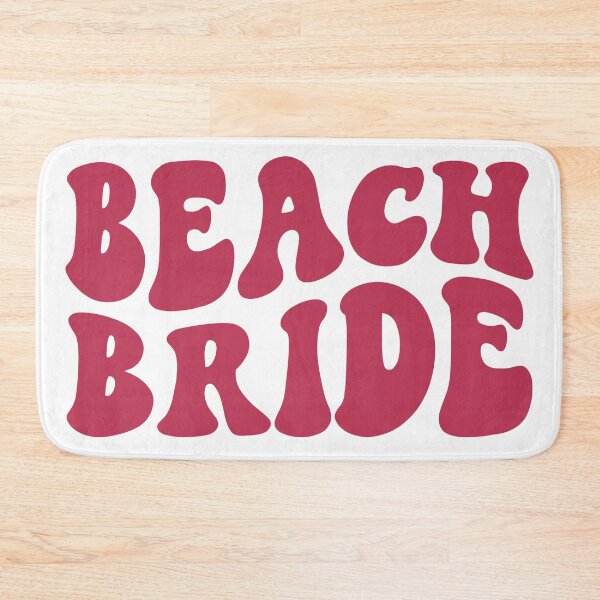Item preview, Magenta Pink Beach Bride Tropical Beach Retro Bachelorette Party Favor and Gifts designed and sold by mysticblvd.