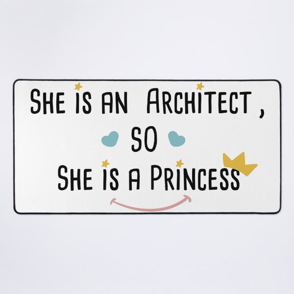 Item preview, She is an architect , so she is a princess designed and sold by Rima-Store-19.