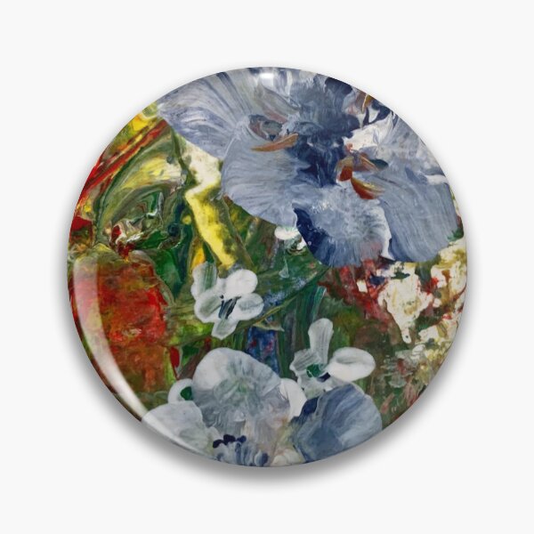 Item preview, Impressionist Blue Flower  designed and sold by galleriamontej.
