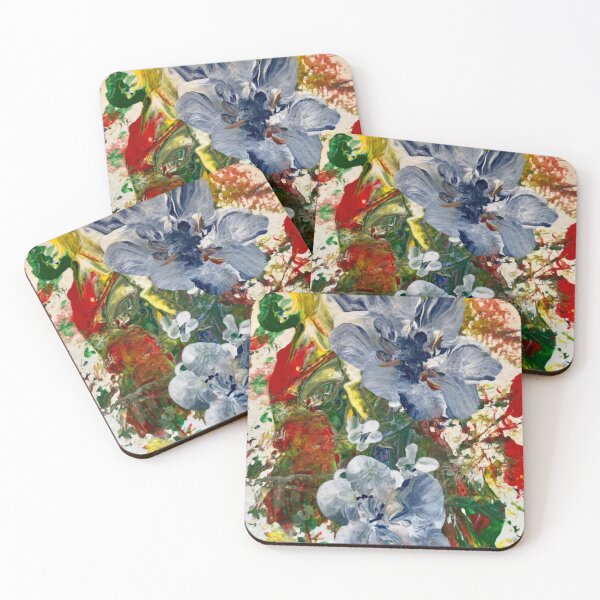 Item preview, Impressionist Blue Flower  designed and sold by galleriamontej.