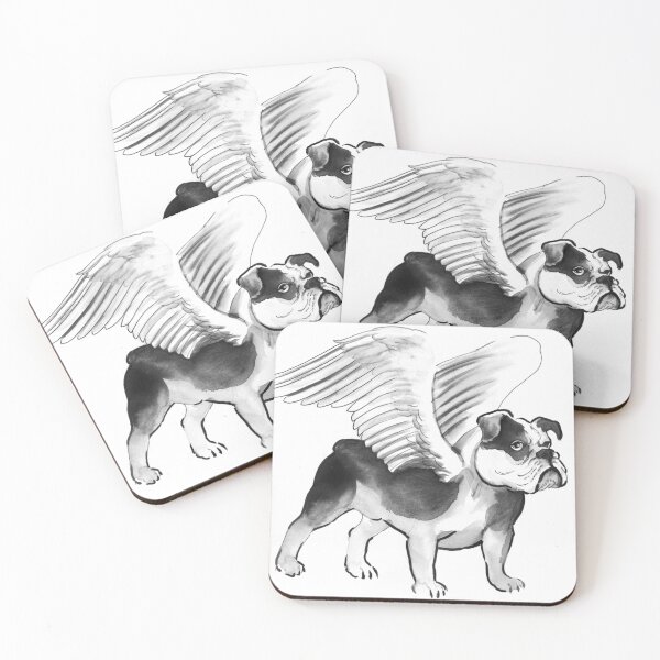 Item preview, Winged bulldog designed and sold by AlexBlackSea.