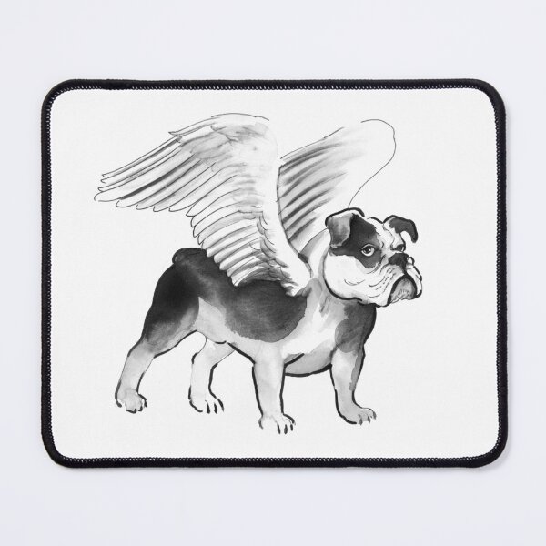 Item preview, Winged bulldog designed and sold by AlexBlackSea.