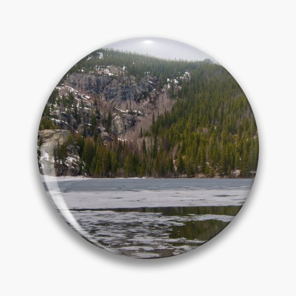 Item preview, Snowy Mountain Lake  designed and sold by EarthUnlocked.