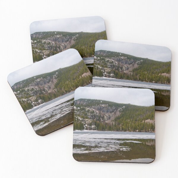 Item preview, Snowy Mountain Lake  designed and sold by EarthUnlocked.