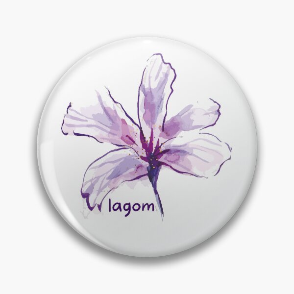 Item preview, Lagom (Swedish: Just the Right Amount) Painted Purple Violet designed and sold by Brasilia.