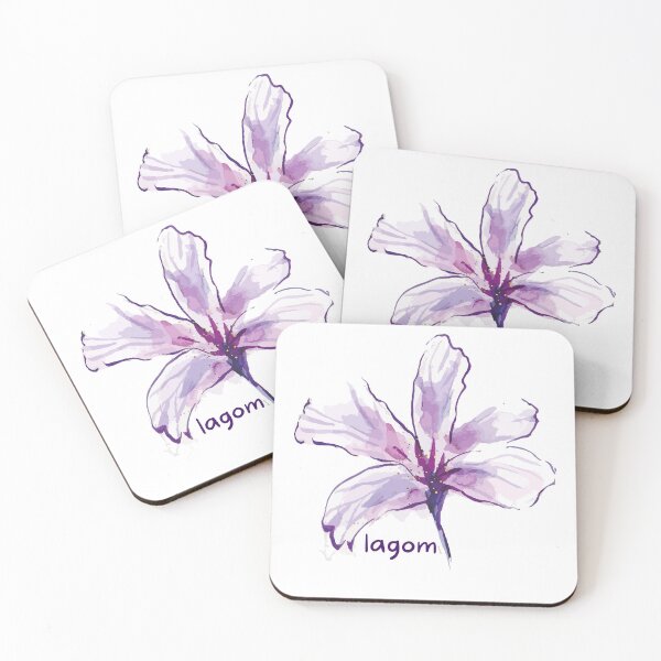 Item preview, Lagom (Swedish: Just the Right Amount) Painted Purple Violet designed and sold by Brasilia.