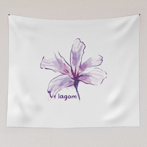 Item preview, Lagom (Swedish: Just the Right Amount) Painted Purple Violet designed and sold by Brasilia.