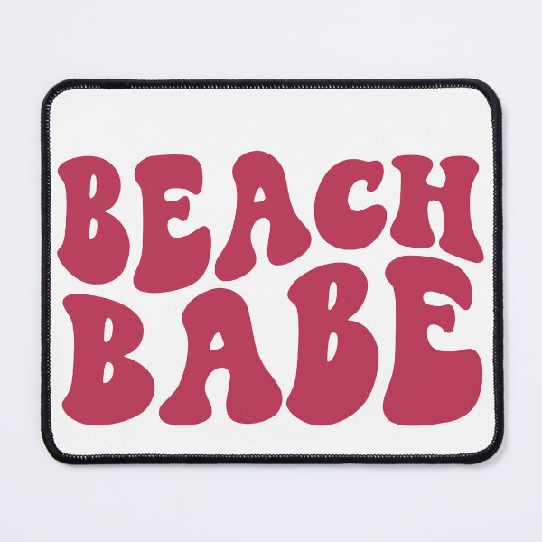 Item preview, Magenta Pink Beach Babe Tropical Beach Retro Bachelorette Party Favor and Gifts designed and sold by mysticblvd.