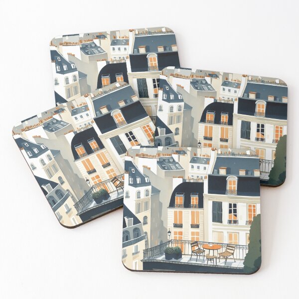 Item preview, Parisian Terraces designed and sold by RoseAesthetic.