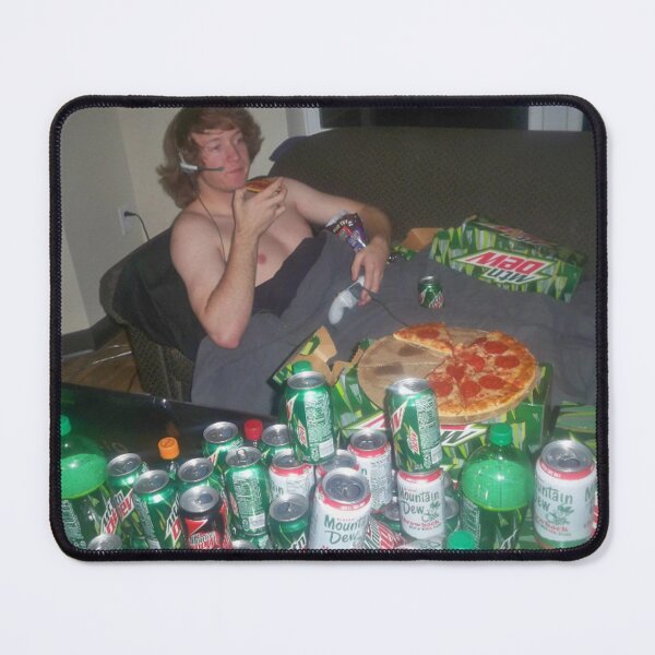 Item preview, pizza and dew designed and sold by MemeOfTheCrop.