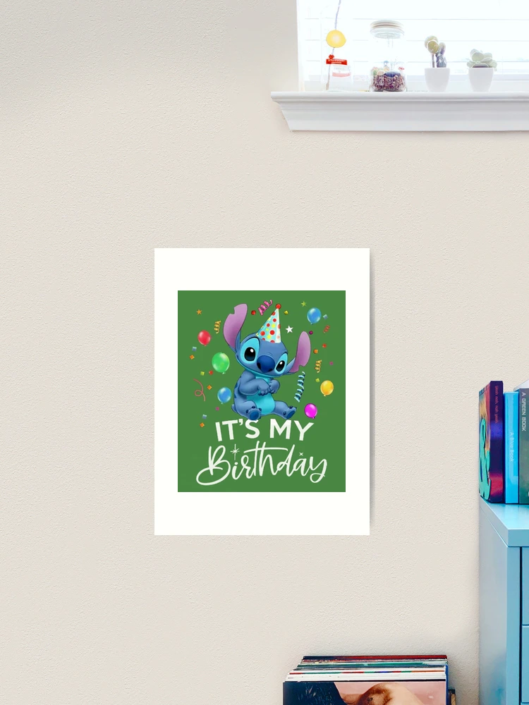 Happy Birthday Its Stitch And Lilo love Poster for Sale by DavidWall11