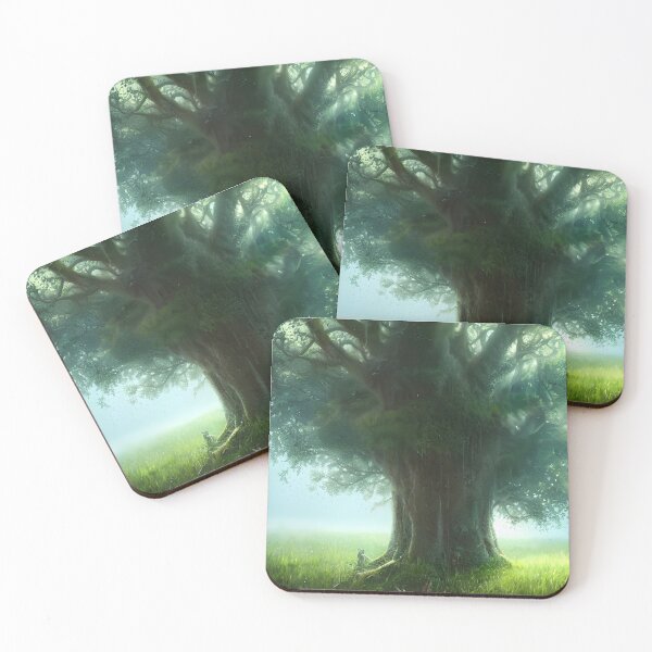 Item preview, a tree in the rain in the field designed and sold by bbooa.