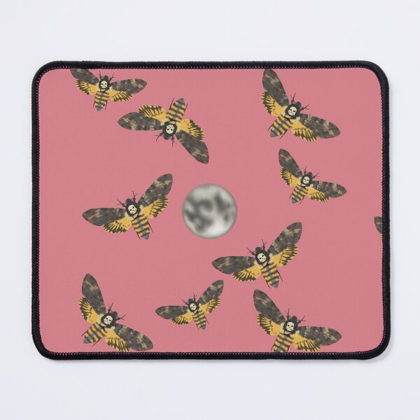 Item preview, Death's Head Moth and Moons Pink designed and sold by Ashley Gagnon.