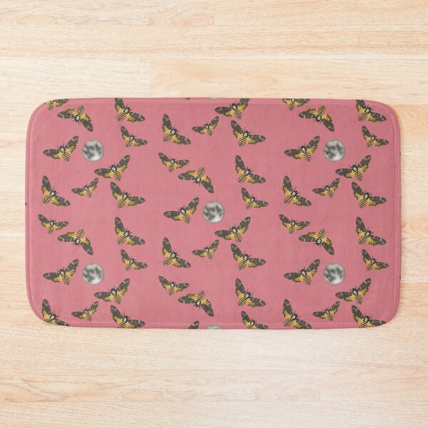 Item preview, Death's Head Moth and Moons Pink designed and sold by Ashley Gagnon.
