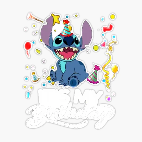 Happy Birthday Its Stitch And Lilo love Poster for Sale by DavidWall11