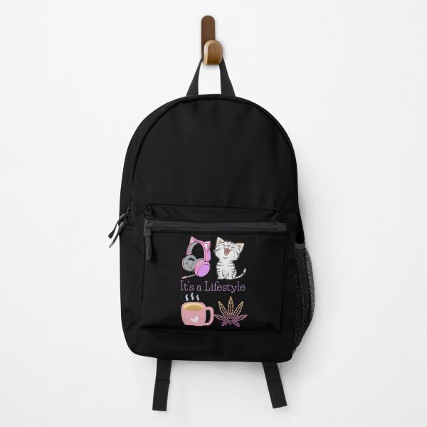 Item preview, Its a Lifestyle, Cat Gamer Coffee Weed Smoking Girl, Gaming girl Design designed and sold by barretp27.