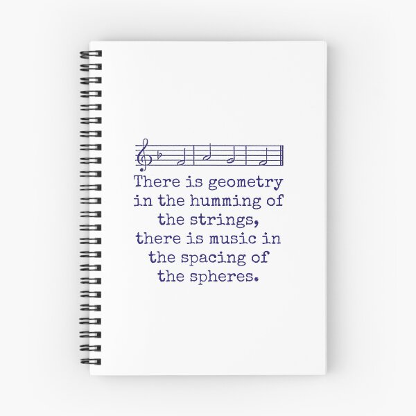 Item preview, There is Geometry In The Humming - Music Quote  designed and sold by CrankyOldDude.