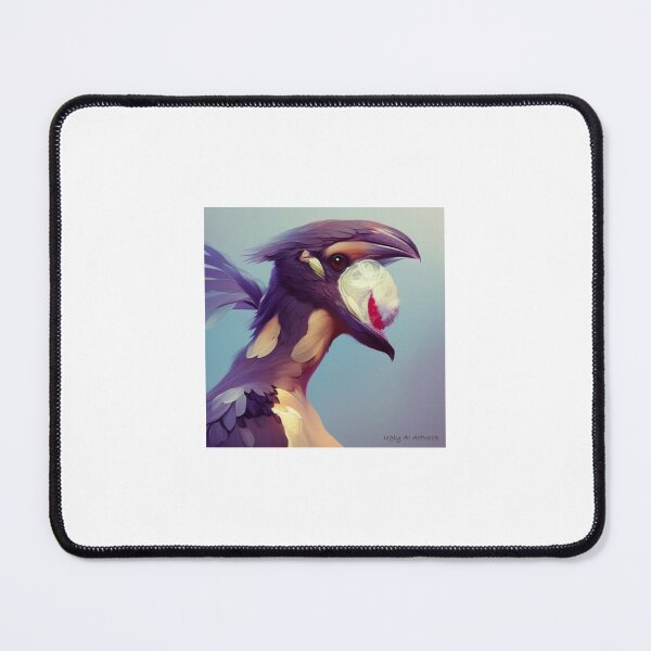 Item preview, Ugly purple dinosaur bird designed and sold by UglyAIArtwork.