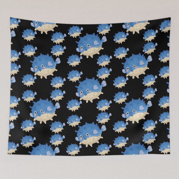 Item preview, Pixelated Pufferfish designed and sold by HopeDetour.