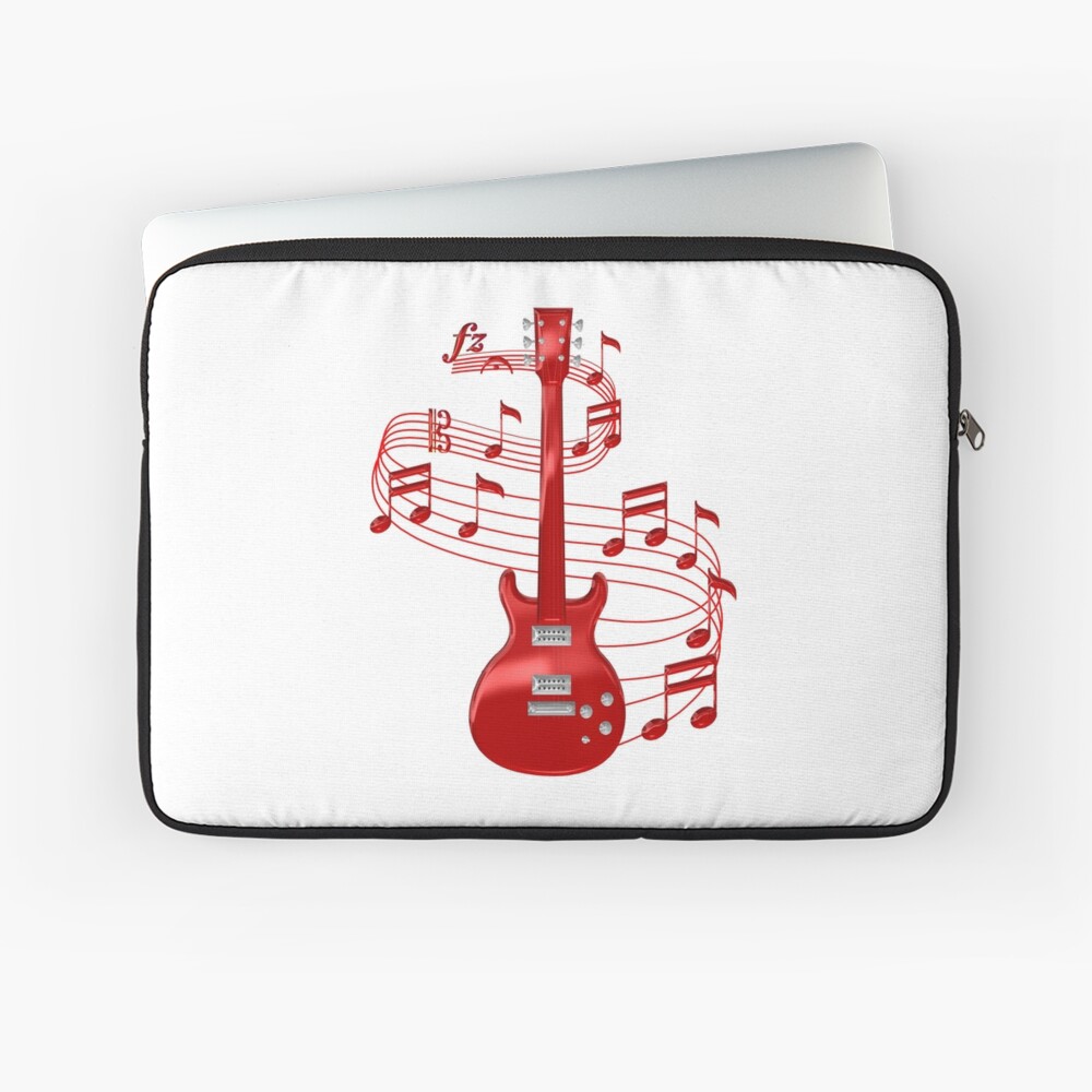 Musikboutique Kübler Pen & Keyring - Guitar - Red « Article cadeau