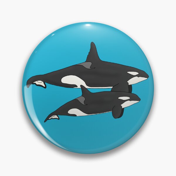 Item preview, Nakai and Kohana Orcas designed and sold by tidaldreams.
