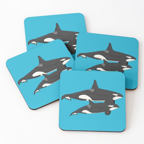 Item preview, Nakai and Kohana Orcas  designed and sold by tidaldreams.