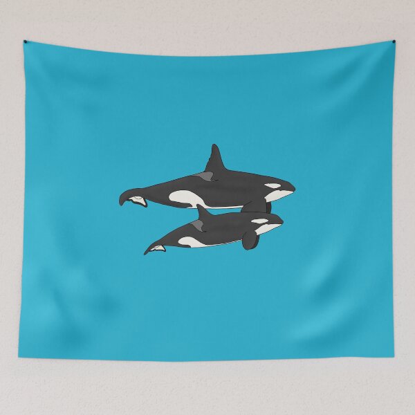 Item preview, Nakai and Kohana Orcas  designed and sold by tidaldreams.