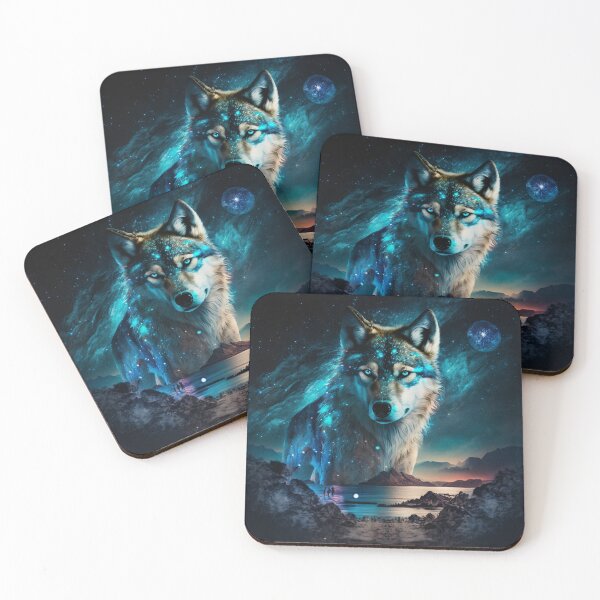 Item preview, Tamaskan Wolfdog Galactic Scenery designed and sold by Nocturne  Paws.