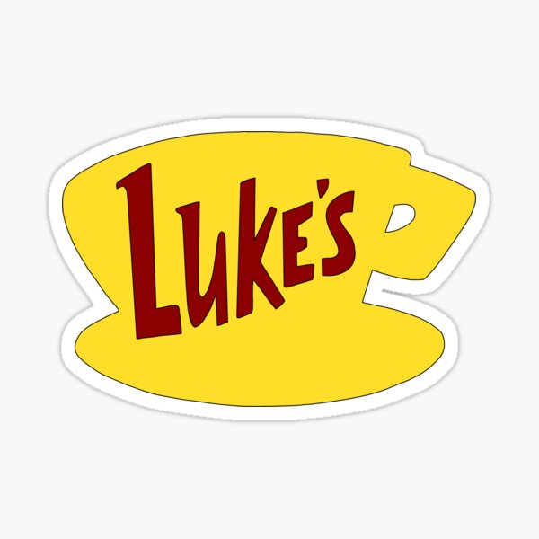 Luke's Diner Logo Wall Decal Gilmore Girls Wall Sticker Coffee Shop TV  Show Art