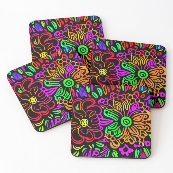 Item preview, #P301: Colorful Floral Hawaiian Flower Power Style designed and sold by FarStarL33.