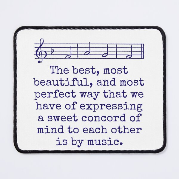 Item preview, The Best Most Beautiful And Most Perfect - Music Quote  designed and sold by CrankyOldDude.