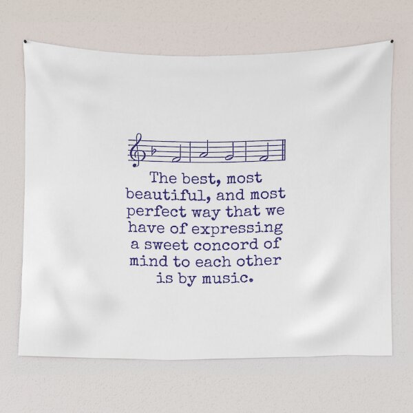 Item preview, The Best Most Beautiful And Most Perfect - Music Quote  designed and sold by CrankyOldDude.