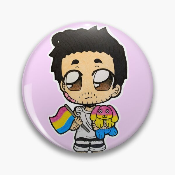 Item preview, Chibi Yancy Pansexual support designed and sold by EphieSouls.