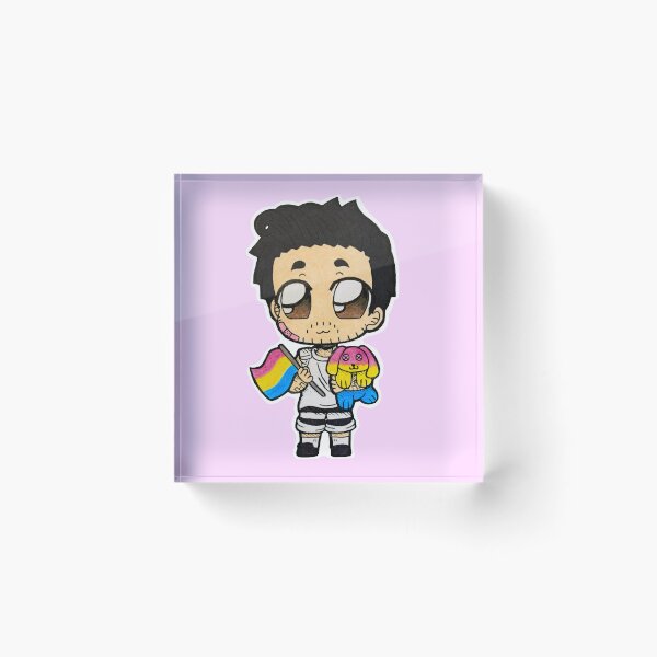 Item preview, Chibi Yancy Pansexual support designed and sold by EphieSouls.