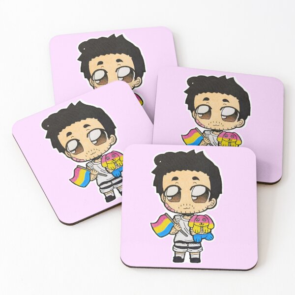 Item preview, Chibi Yancy Pansexual support designed and sold by EphieSouls.