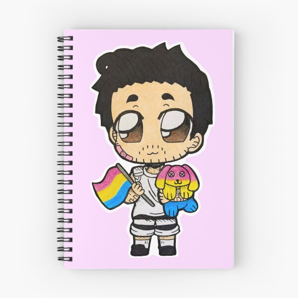 Item preview, Chibi Yancy Pansexual support designed and sold by EphieSouls.