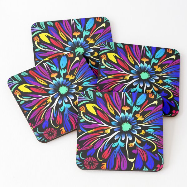 Item preview, #P302: Colorful Floral Hawaiian Flower Power Style designed and sold by FarStarL33.