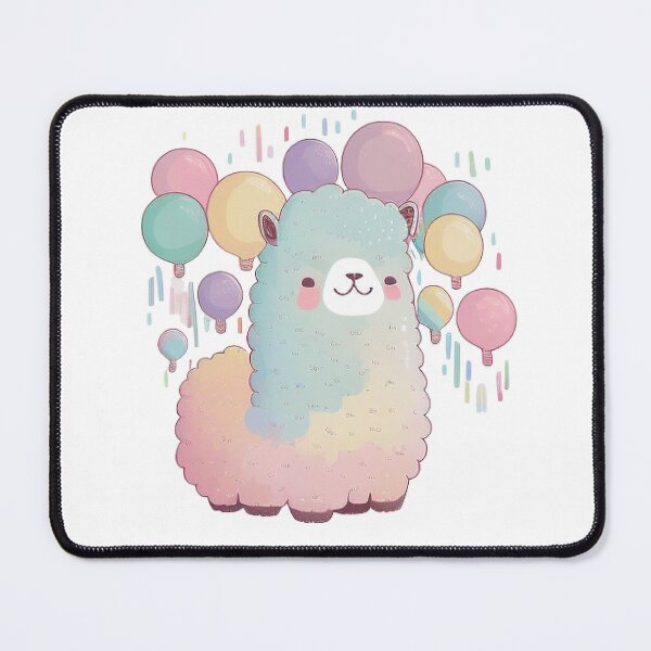 Item preview, Rainbow Llama Kawaii Sticker designed and sold by dreamwish.